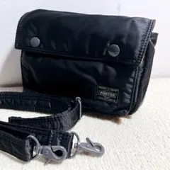 廃番✨ポーター　タンカー　ショルダーウォレット　黒　ナイロン　バック