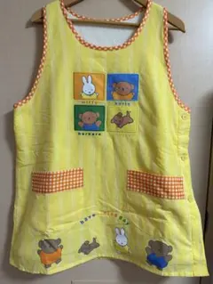 ミッフィー　フリース　エプロン