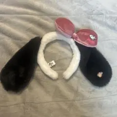 USJ スヌーピー　耳カチューシャ ピンクリボン　ユニバ