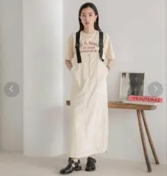 LOWRYS FARM ローリーズファーム　サロペットスカート