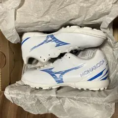 Mizuno MONARCIDA ワイド ホワイト/ブルー
