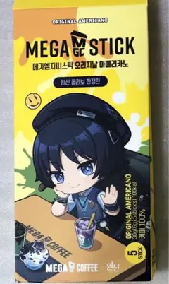 韓国限定 原神放浪者 MEGACOFFEE スティックコーヒー　５本入り