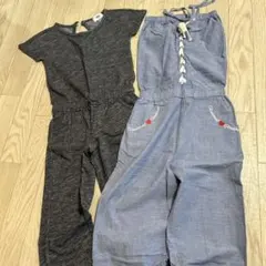 キッズ　オールインワン　2着セット