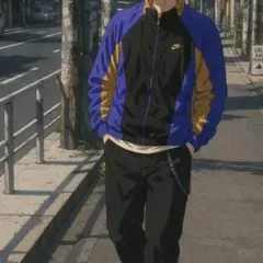 【銀タグBIG size】90s vintage nylon jacket