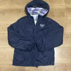 美品　Material Blue ネイビー ジャケット　リバーシブル140センチ