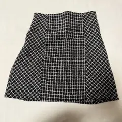 NICECLAUP ツイードミニスカート