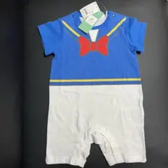 ドナルド ディズニー ロンパース カバーオール 80