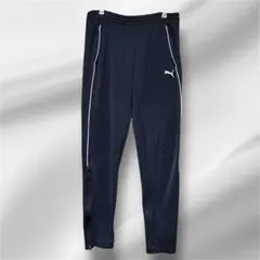 【PUMA】プーマ トラックパンツ ジャージ 下 スリムフィット ブラック Sのサムネイル
