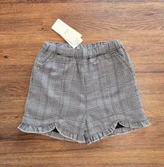 プティマイン　チェック柄　ショートパンツ　110