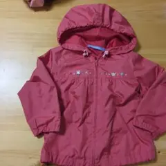 ピンク フード付きジャケット