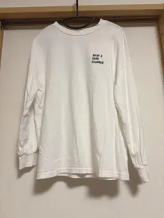 COLZA ホワイト 長袖Tシャツ