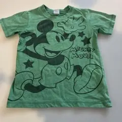 ミッキーマウス Tシャツ 110サイズ 緑