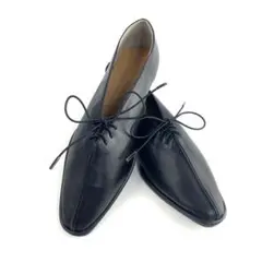 新品 Au BANNISTER レースアップ ブラック 35 スクエアトゥ 高級