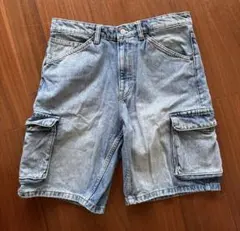 ZARA バギー カーゴショーツ ブルー 32のサムネイル