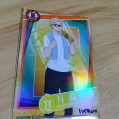 ハイキュー!! R レア 月島蛍 きゃらくたぶる カードグミ vol.3 烏野