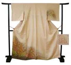美品 極上縮緬地 人気の辻が花 附下げ・訪問着（正絹）未使用＜HH2347＞