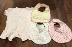 ロンパース 70cm スタイ3枚セット