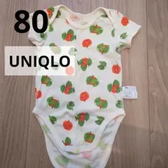 UNIQLO 80cm くだものさんロンパース 肌着