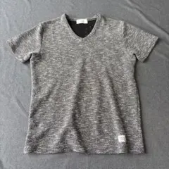 Y2K VINTAGE V-NECK TEE M GREY お兄系　ギャル男