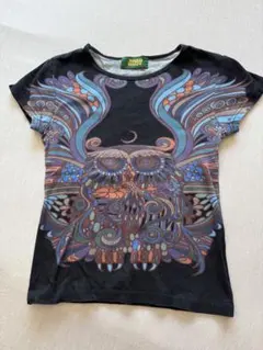 mash mania フクロウ柄 半袖Tシャツのサムネイル