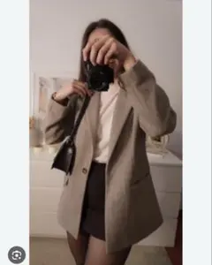 ゆ*様 ZARA グレー テーラードジャケット