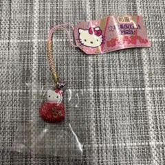 ご当地キティ 大阪限定 ピンク ヒョウ柄 日焼けギャルキティ 根付け
