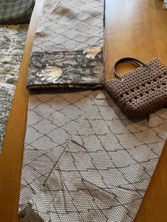 お値下げモノトーン小紋袷のお着物