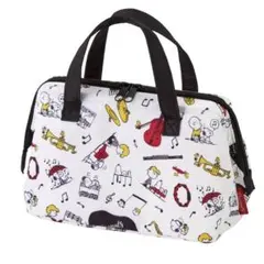 スヌーピー　保冷　がま口　ランチバッグ　スケーター