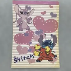 ディズニー スティッチ メモ帳