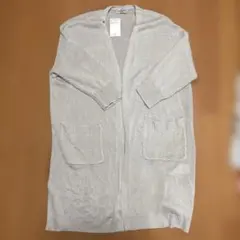 【Samansa Mos2 】ベージュ カーディガン フリーサイズ