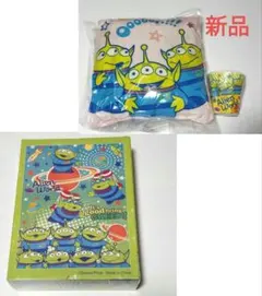 新品　トイストーリー　リトルグリーンメン　パズル　クッション　カップ　セット
