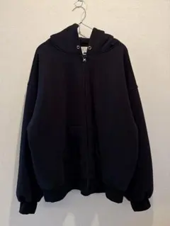 ARULLE フロントスナップダイバーパーカー ブラック - メルカリ