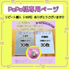 PoPo様専用ページ【リピート購入（-50円）ありがとうございます♡】
