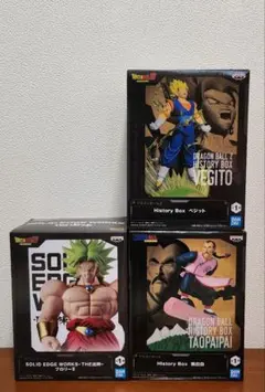 【ドラゴンボール】ブロリー ＆ 桃白白 ＆ベジットフィギュア３点セット
