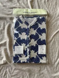 OCEAN & GROUND バット柄ロンパース 70