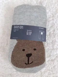 タイツ　グレー　くまさん　新品未使用