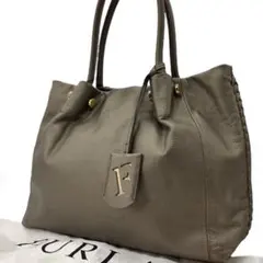 【美品】FURLA ハンドバッグ トートバッグ レザー 大容量　A4収納可603