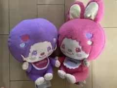 モンチッチ×マイメロ·クロミ モンチッチ×チムたんBIGぬいぐるみ2点セット