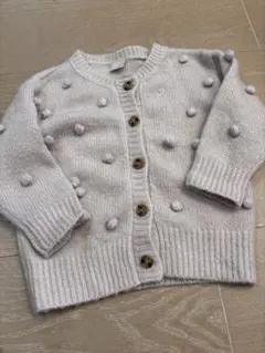 point main ポンポンカーディガン S 上着　ベビー