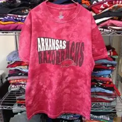 00sヘインズニカラグア製ヴィンテージМタイダイtシャツUSA直輸入メンズ古着