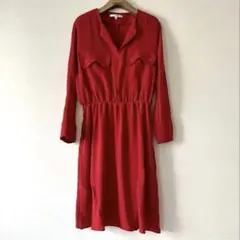 CARVEN カルヴェン　赤 ワンピース 膝丈 38