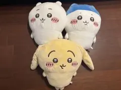 【3点セット】ちいかわ　プライズぬいぐるみ超BIGちいかわ、ハチワレ、うさぎ