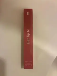 Her lip to リップトゥラブセラム 01 RICH ROSE