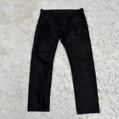 HIDEAWAYS NICOLE BLACK ブラックデニムパンツ　48サイズ