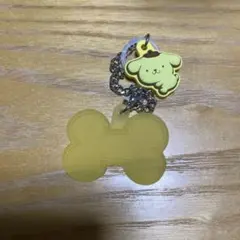 サンリオ　ダブルチャームグミ　めじるしアクセサリー　ポムポムプリン