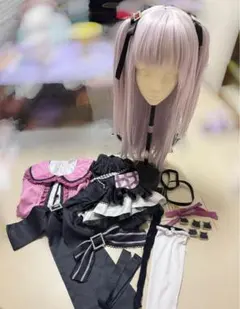 勝利の女神：NIKKE 尼罗 ウィッグ、コスプレ衣装 風 コスチューム