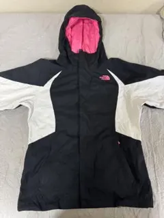 THE NORTH FACE マウンテンパーカー ブラック ホワイト ピンク