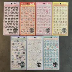 【正規品】サンリオ　ボンボンドロップシールミニ　7種セット