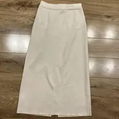Discoat バックスリット　スエードナロースカート