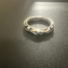ヴィンテージシルバー 波状デザイン リング 925